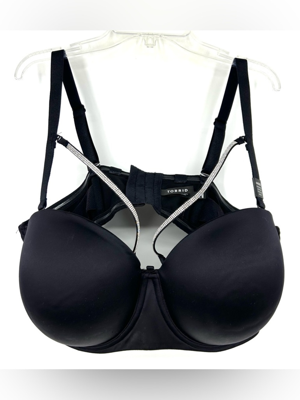 Torrid 44DDD Bombshell Everyday Strapless Boost Bra Black *read